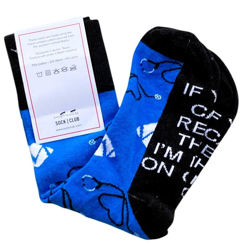 NWT ~ SOCK CLUB Unisex Dr Nurse Medical Professional Socks ~ OSFM