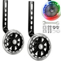 BRAND NEW ~ 1 Pair Flash Bicycle Training Safety Wheels ~ 12 14 16 18 20 Inch