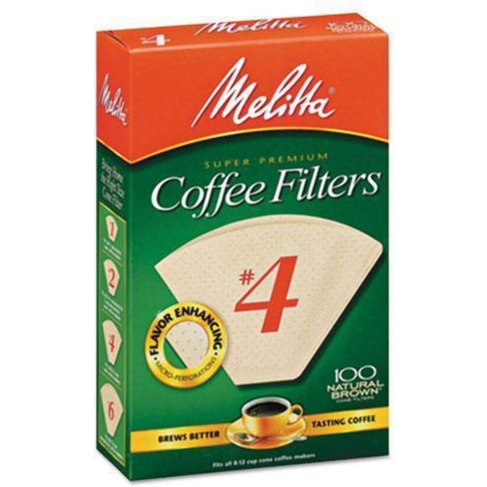 BRAND NEW ~ Set/7 Boxes ~ 700 Total Unbleached Natural Brown Cone Coffee Filters
