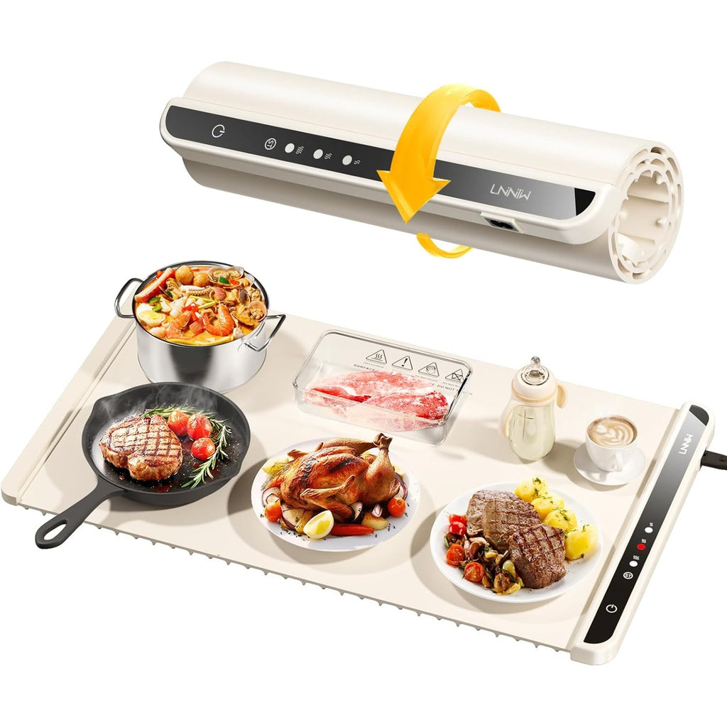 NWT ~ Portable Kitchen Electric Food Warming Mat Tray ~ Buffet Party Daily Use