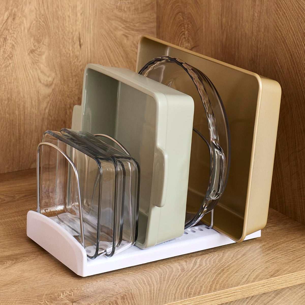 BRAND NEW ~ YouCopia Store More Adjustable Bakeware Rack Storage Organizer