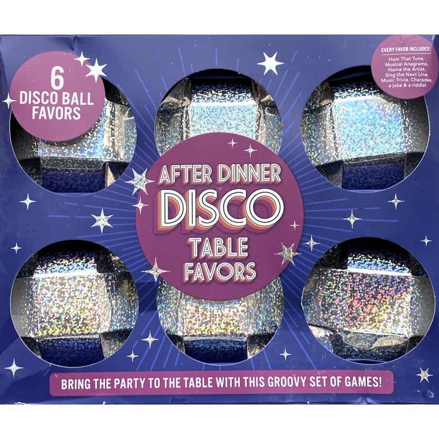BRAND NEW ~ After Dinner Disco Table Favors Groovy Party Games