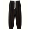NWT ~ Black Activewear Joggers Sweatpants Drawstring & Pockets ~ Women's LARGE