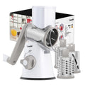 BRAND NEW ~ Geedel Kitchen Rotary Cheese Grater & Vegetable Slicer & 3 Blades