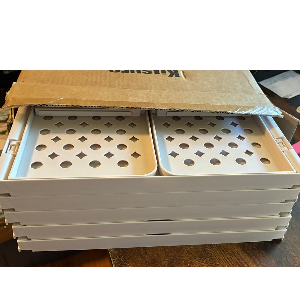BRAND NEW ~ 5 Pack Stackable Multi-Purpose Closet Organizers & Storage Drawers