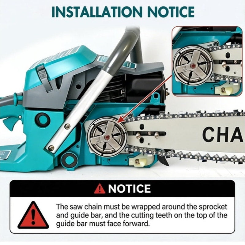 BRAND NEW ~ 20-inch Heavy Duty Powerful Gas Chainsaw 10700 RPM 2-Cycle 62CCC