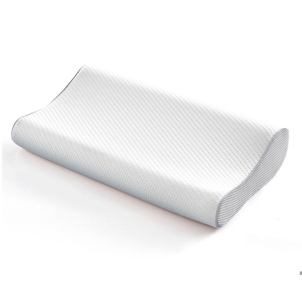 BRAND NEW ~ White Memory Foam Ergonomic Contour Neck Support Bed Pillow