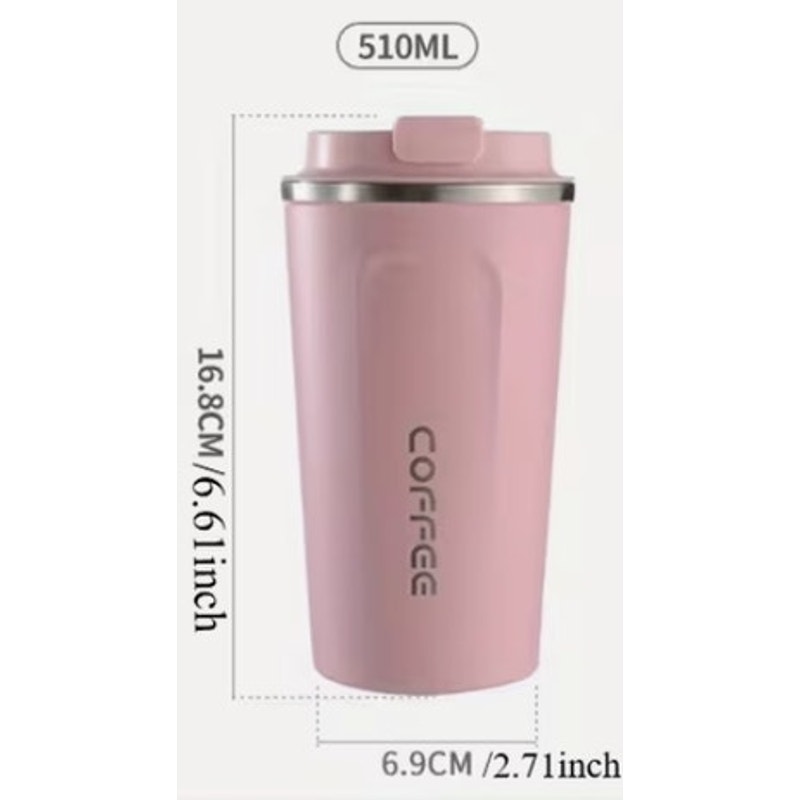 NWT ~ BRAND NEW ~ Navy Blue Insulated Stainless Steel Coffee Travel Cup Mug