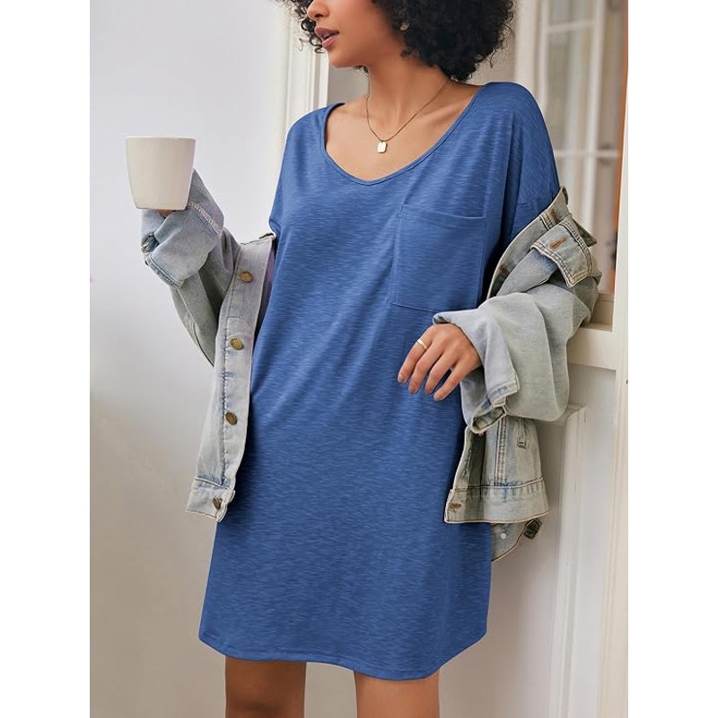 NWT ~ Women's Cotton Nightgown ~ Dress ~ Beach Swimsuit Coverup ~ Plus Size 3X