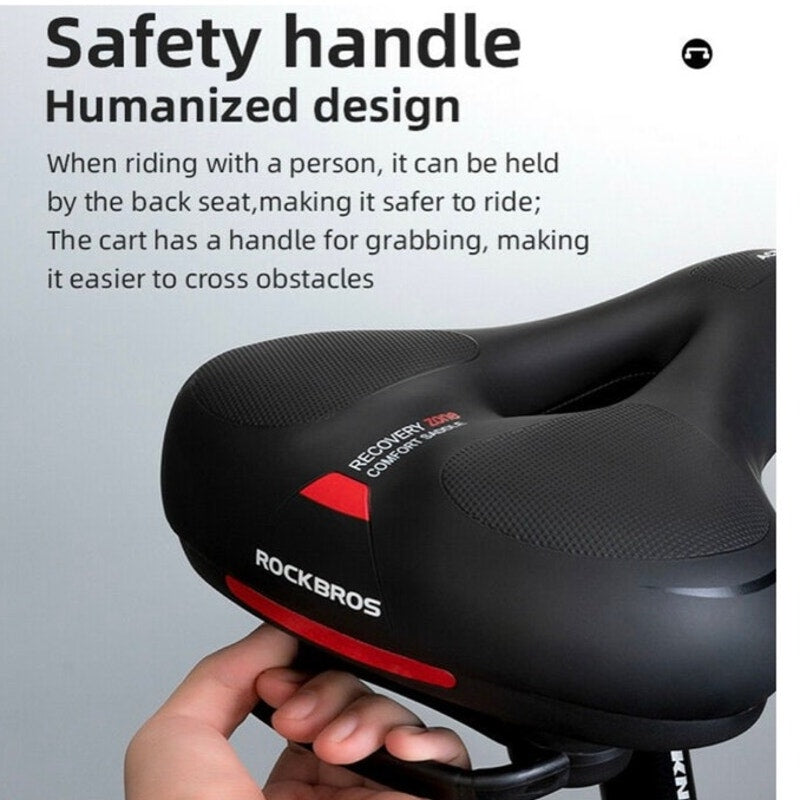 BRAND NEW ~ Wide Waterproof Universal Fit Bicycle Saddle Memory Foam Bike Seat