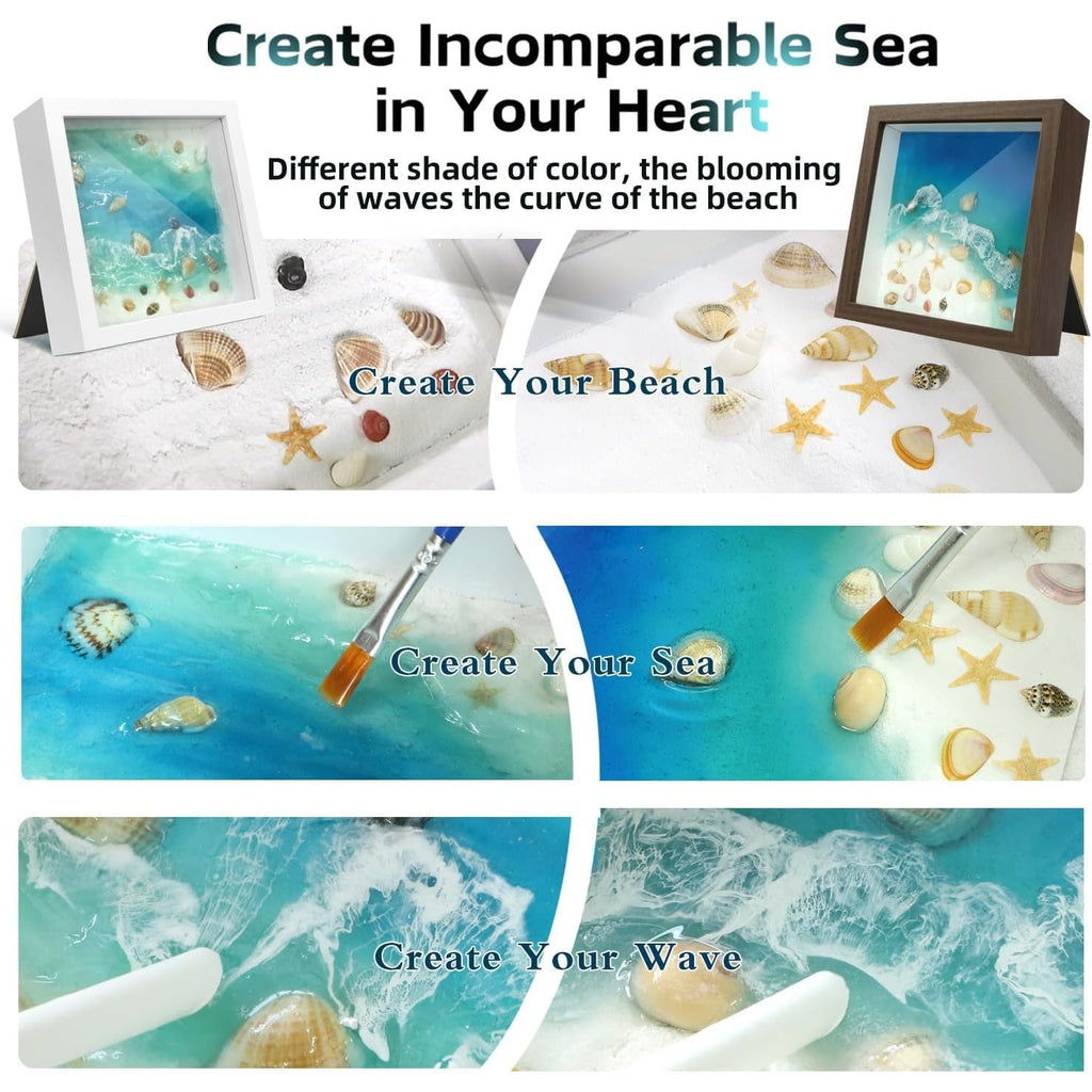 BRAND NEW ~ Beach Ocean Theme Resin Art Painting Kit for Beginners