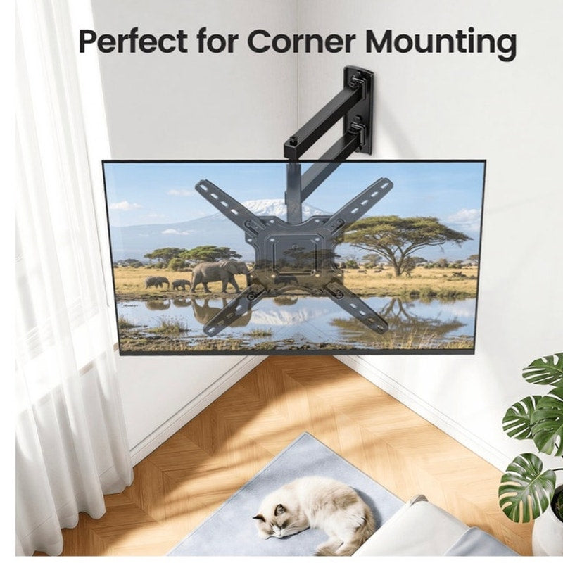 BRAND NEW ~ Full Motion TV Wall Mount Bracket 26-65 inch Extension Tilt Swivel