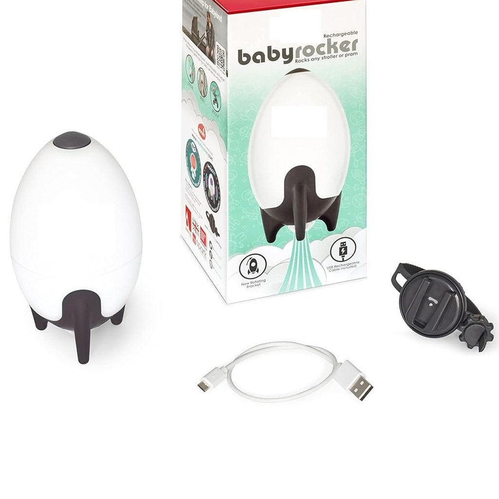 BRAND NEW ~ Rechargeable Rocker Baby Stroller Buggy Adjustable Rocking Device