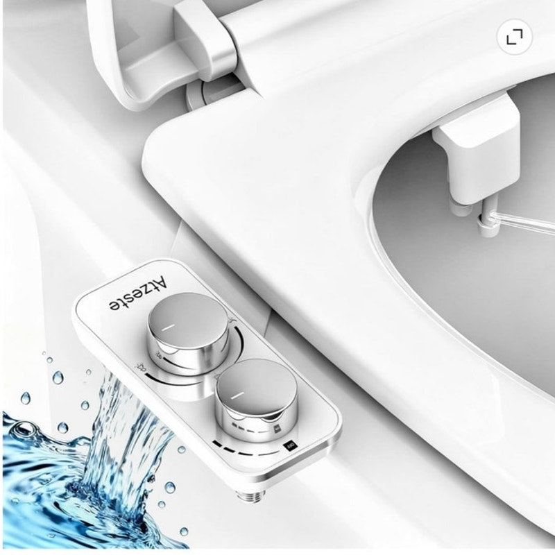 BRAND NEW ~ Ultra Slim Non-Electric Dual Nozzle Self Cleaning Bidet Sprayer