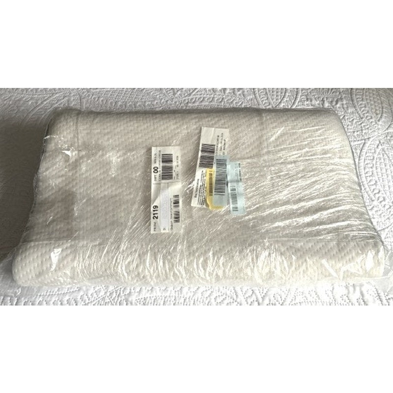 BRAND NEW ~ White Memory Foam Ergonomic Contour Neck Support Bed Pillow