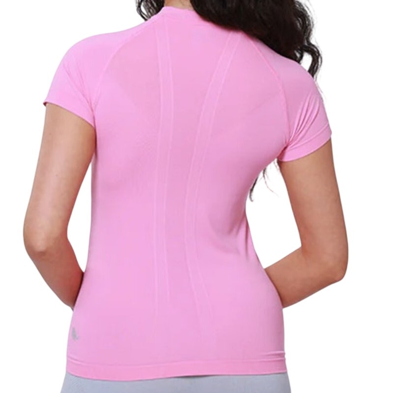 NWT ~ Set/3 Women's Quick Dry Seamless Short Sleeve Workout Shirts ~ Size MEDIUM