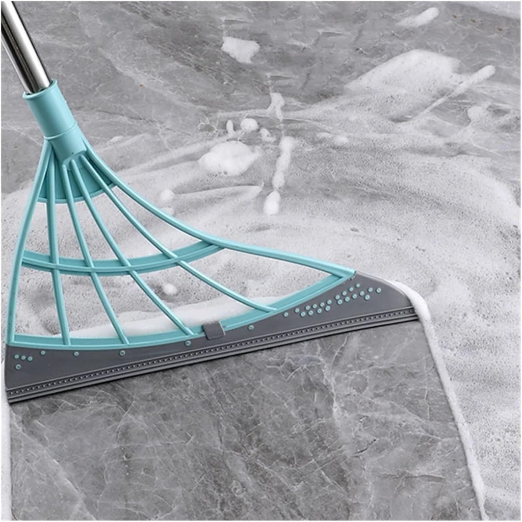 BRAND NEW ~ Green Adjustable Silicone Wiper Window Floor Washing Household Broom
