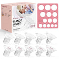 BRAND NEW ~ Silicone Breast Pump Flange Sizing Kit 10pc Flange Inserts