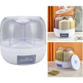 BRAND NEW ~ Kitchen Countertop Rotating Cereal Candy 6 Grid Storage Dispenser