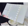 BRAND NEW ~ LED Vanity Mirror Foldable with Three Panels Magnification USB Power