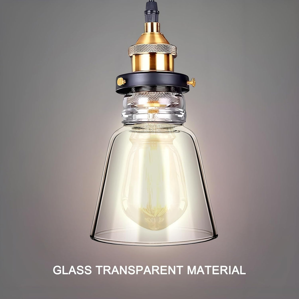 BRAND NEW ~ Set/4 Clear Glass Replacement Light Fixture Globe Shade Covers
