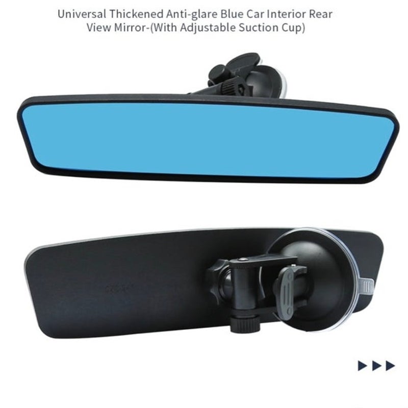 BRAND NEW ~ Universal Interior Anti-Glare Rear View Mirror with Suction Cars etc