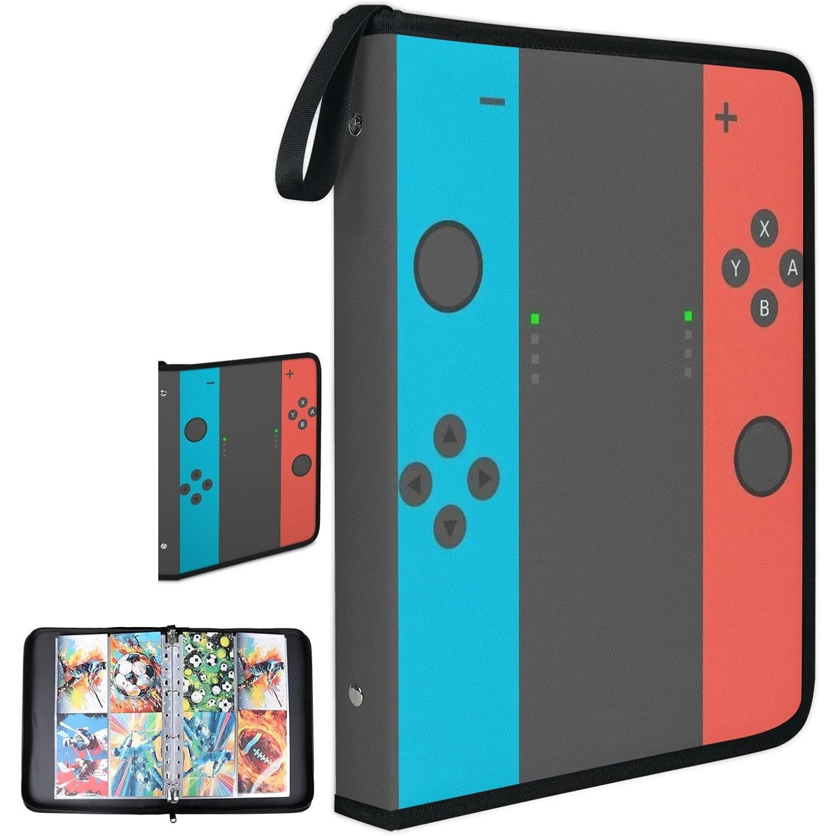 NWT ~ Nintendo Switch Controller 400 Pocket Pokemon Sports etc.. Card Album