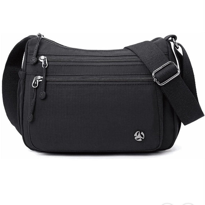NWT ~ Black Casual Crossbody Bag with Anti-Theft Pocket Water-Resistant Purse