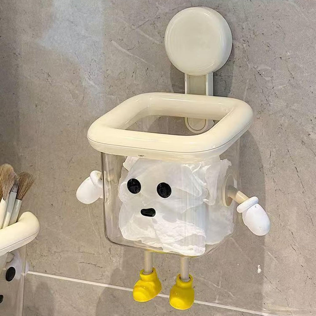 NWT ~ Suction Cup Storage Robot Kids Bathroom Kitchen Sink Organizer