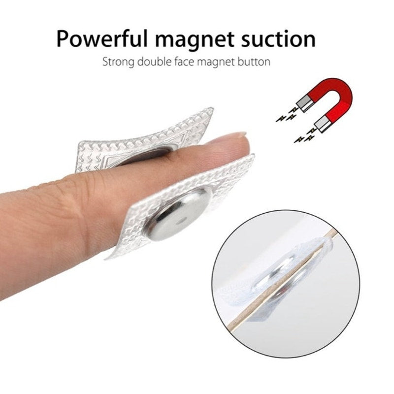 BRAND NEW ~ 20pr Hidden Sew Magnetic Snaps 30mm Invisible Magnet Fasteners