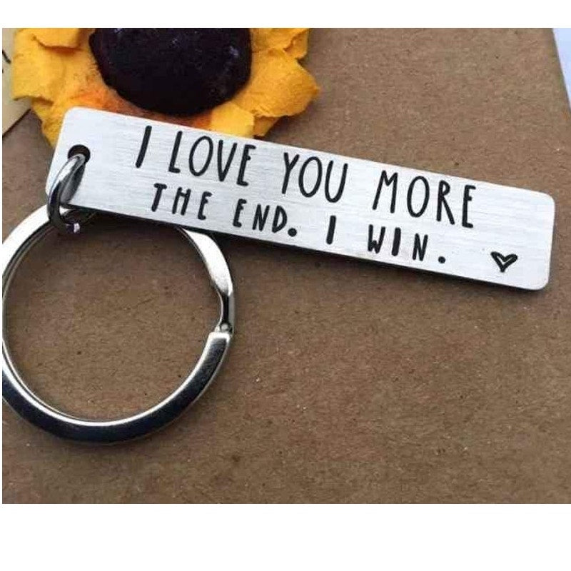 BRAND NEW ~ Set/3 Silver Valentine's Day I Love You Keychains