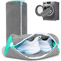 BRAND NEW ~ Set/2 Gray Soft Reusable Shoe Laundry Dryer Washing Machine Bag