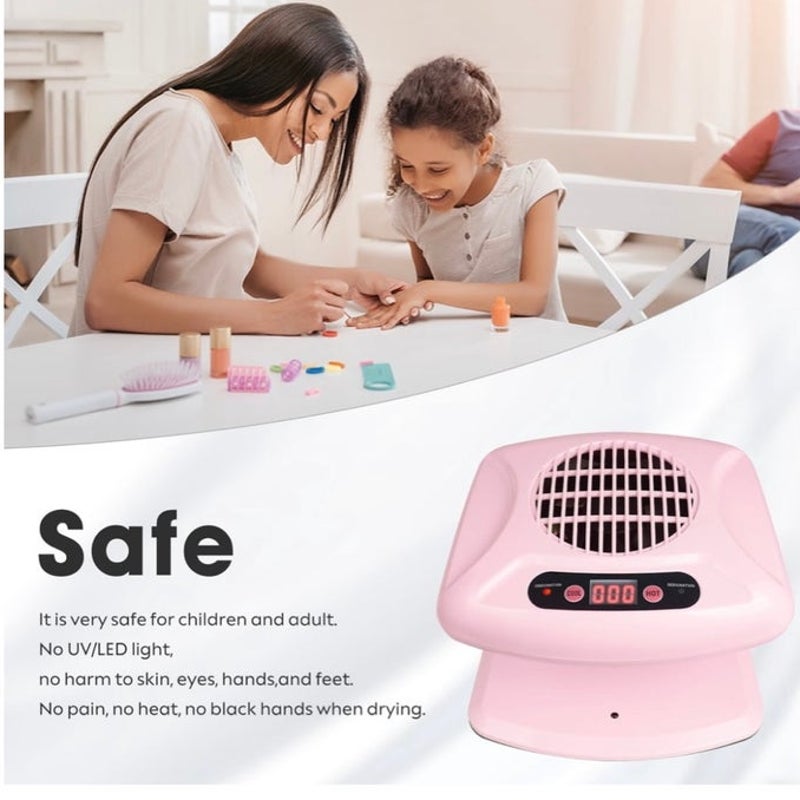 BRAND NEW ~ Pink 300W Timing Air Nail Dryer Blow Dryer & Automatic Sensor