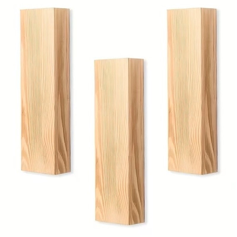 BRAND NEW ~ Set/3 Modern Farmhouse Indoor Plant Hanging Wooden Wall Pockets
