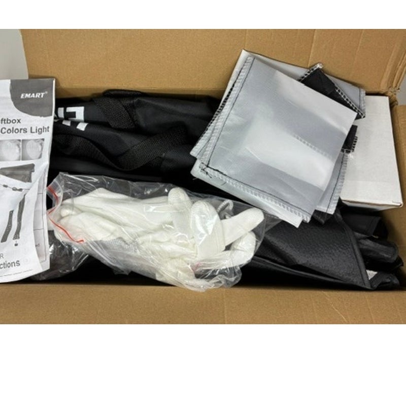 BRAND NEW ~ 16×16" Professional Softbox Lighting Kit Soft Box Studio LED Lights