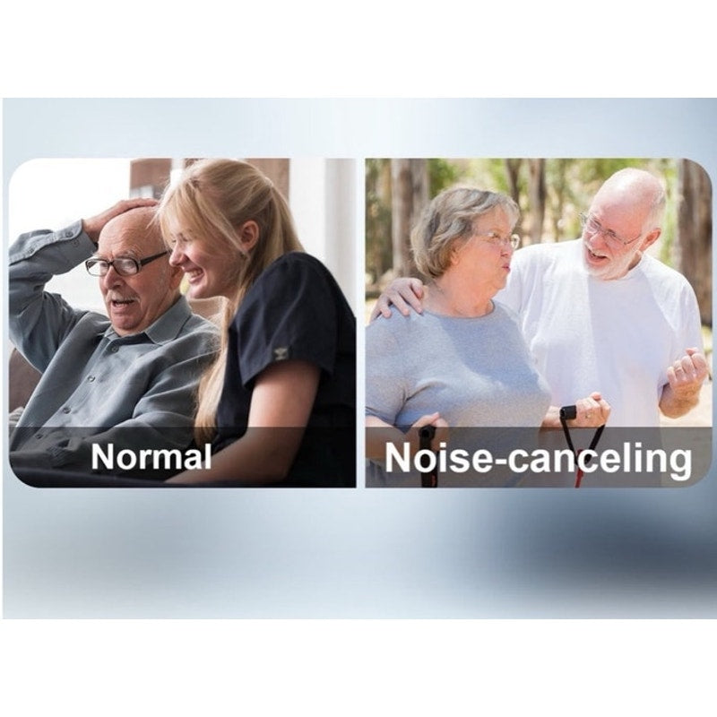 BRAND NEW ~ Beige OTC Noise Cancelling Rechargeable Hearing Aids & Charging Case