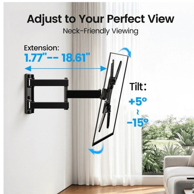 BRAND NEW ~ Full Motion TV Wall Mount Bracket 26-65 inch Extension Tilt Swivel