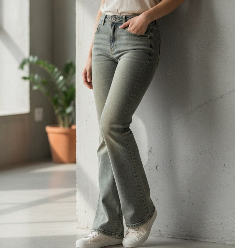 NWT ~ Women's Yellow Clay Denim Blue Jeans ~ Size MEDIUM