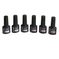 BRAND NEW ~ Set/6 Bottles Pink Shades of Voky Soak Off UV Gel Nail Polish