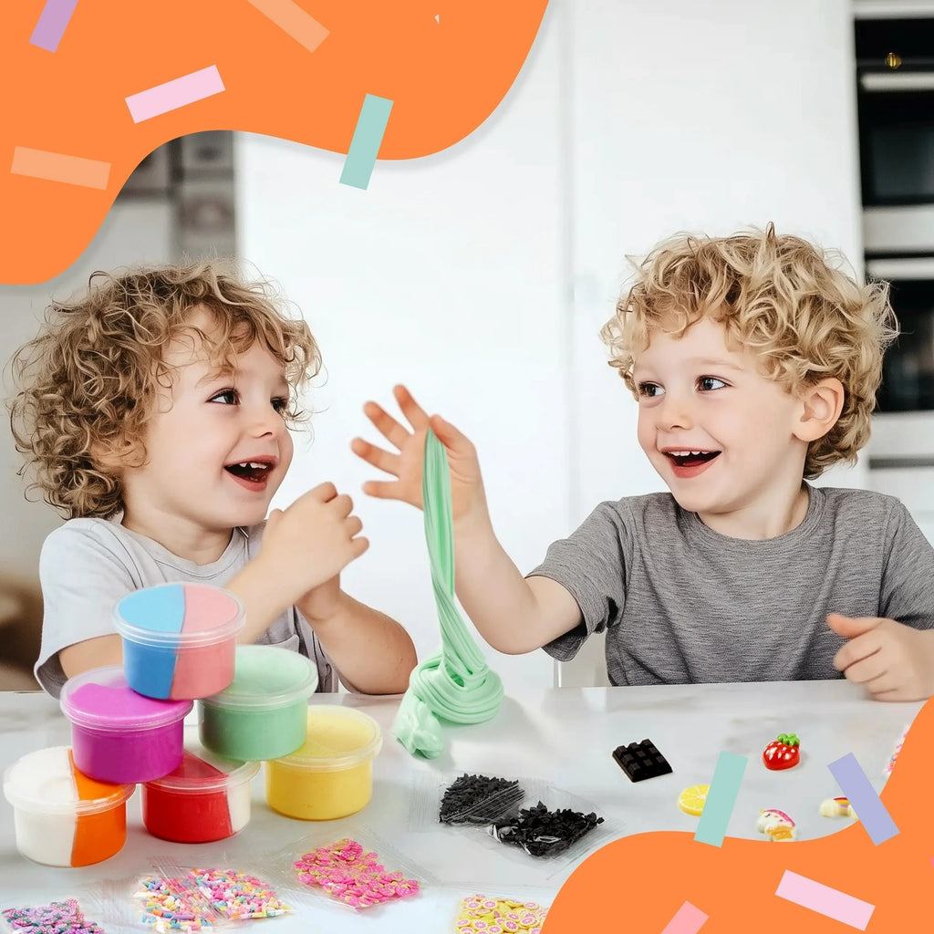 BRAND NEW ~ Joyfy 6 Pack Super Soft Non-Sticky Butter Slime Kit for Kids