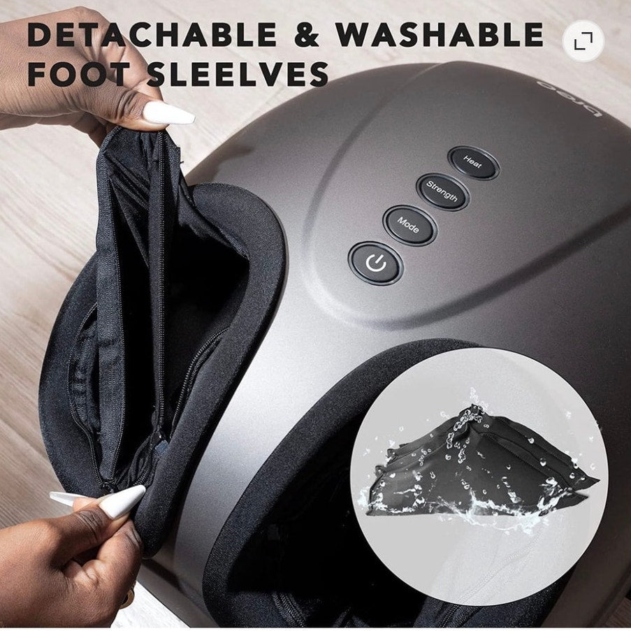 BRAND NEW ~ Shiatsu Deep Kneading Foot Massager with Heat ~ Up to Men's 12