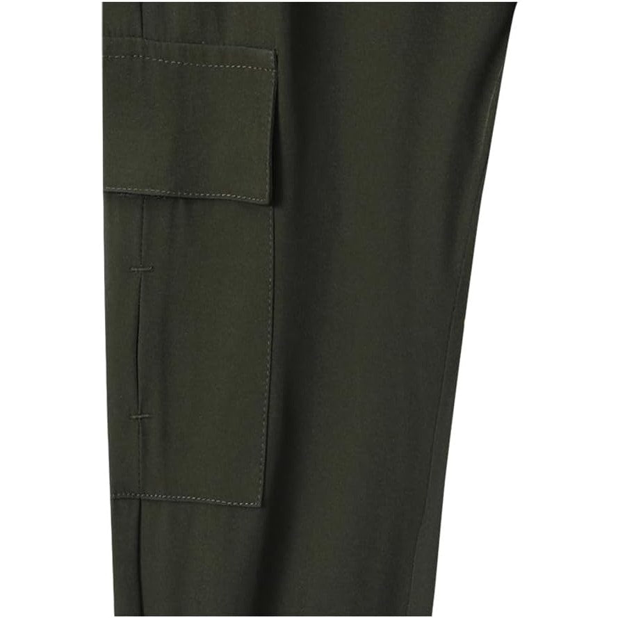 NWT ~ Set/ 2 Black & Army Green Drawstring Cotton Cargo Pants ~ Men's Size SMALL
