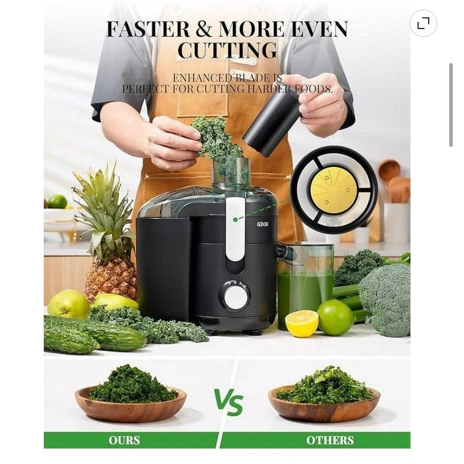 BRAND NEW ~ Kitchen Juicer Dual Speeds Anti-Drip Centrifugal Extractor Machine