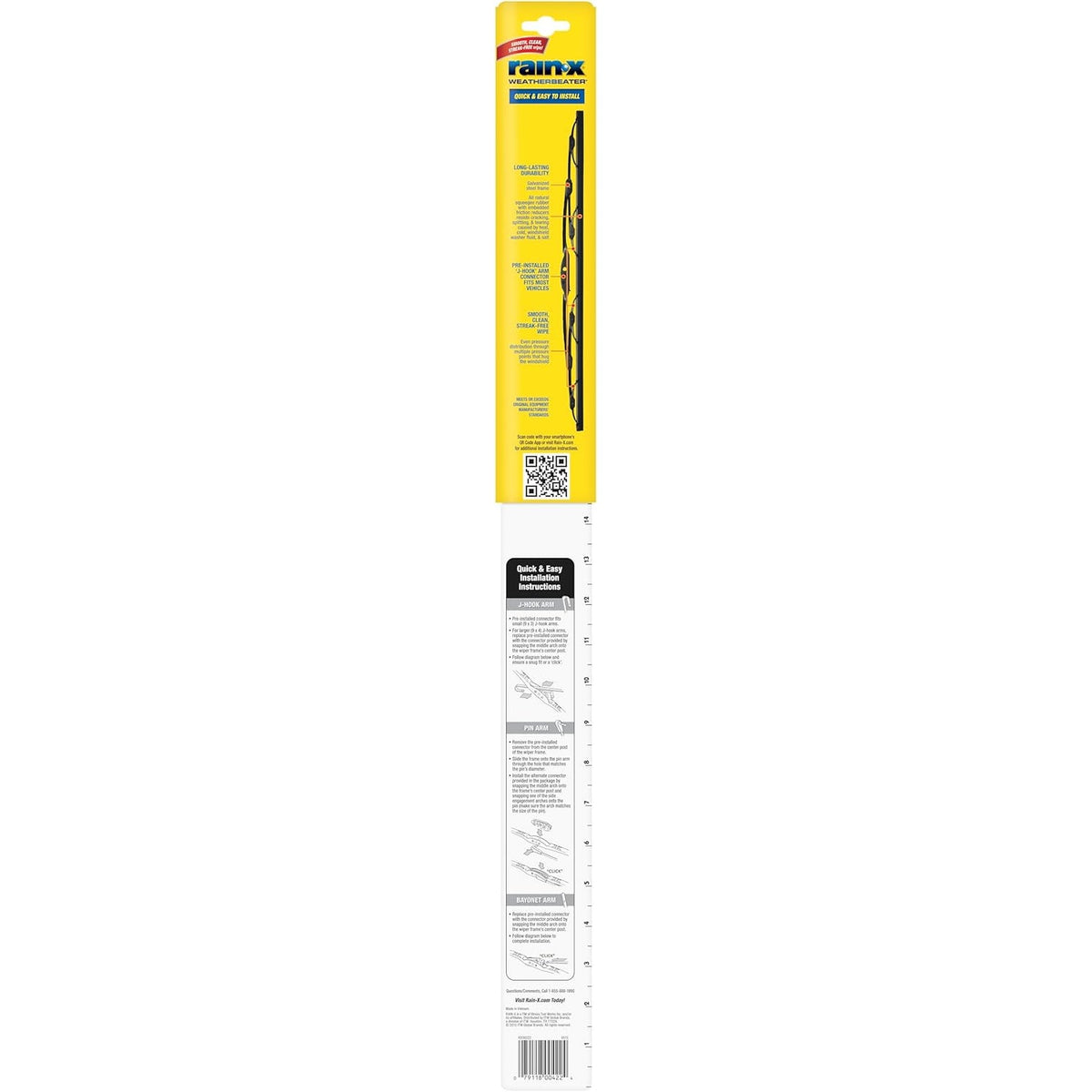 BRAND NEW ~ Set/2 Rain-X 820248 Weather Beater Wiper Blades ~ 26" & 17"