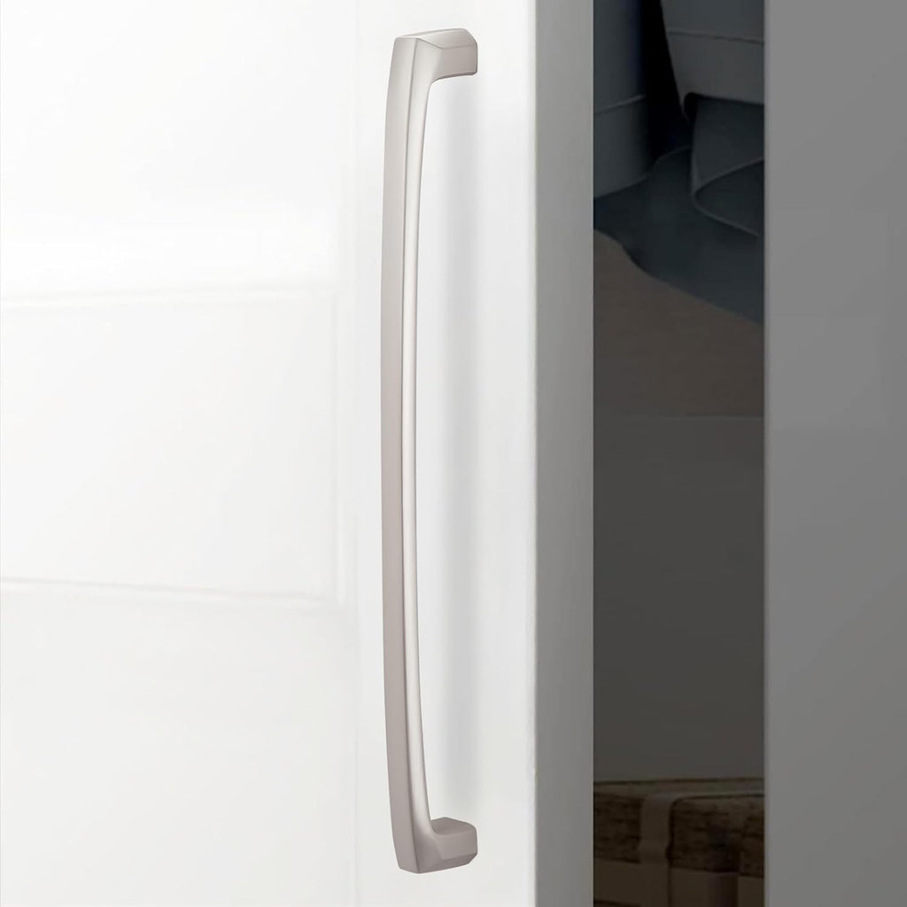 BRAND NEW ~ Set/10 ~ 12 3/5" Brushed Satin Nickel Cabinet Handles Drawer Pulls