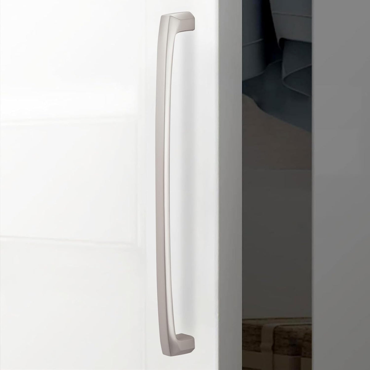 BRAND NEW ~ Set/10 ~ 12 3/5" Brushed Satin Nickel Cabinet Handles Drawer Pulls