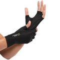 BRAND NEW ~ 2 Copper Compression Arthritis Fingerless Hand Wrist Support Gloves