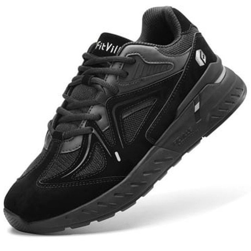 NWT ~ FitVille Extra Wide Men's Walking Shoes Arch Support Comfort Sneakers 9.5