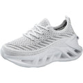 NWT ~ Kids White Breathable Mesh Athletic Sneakers Shoes ~ Girls Boys Size 11