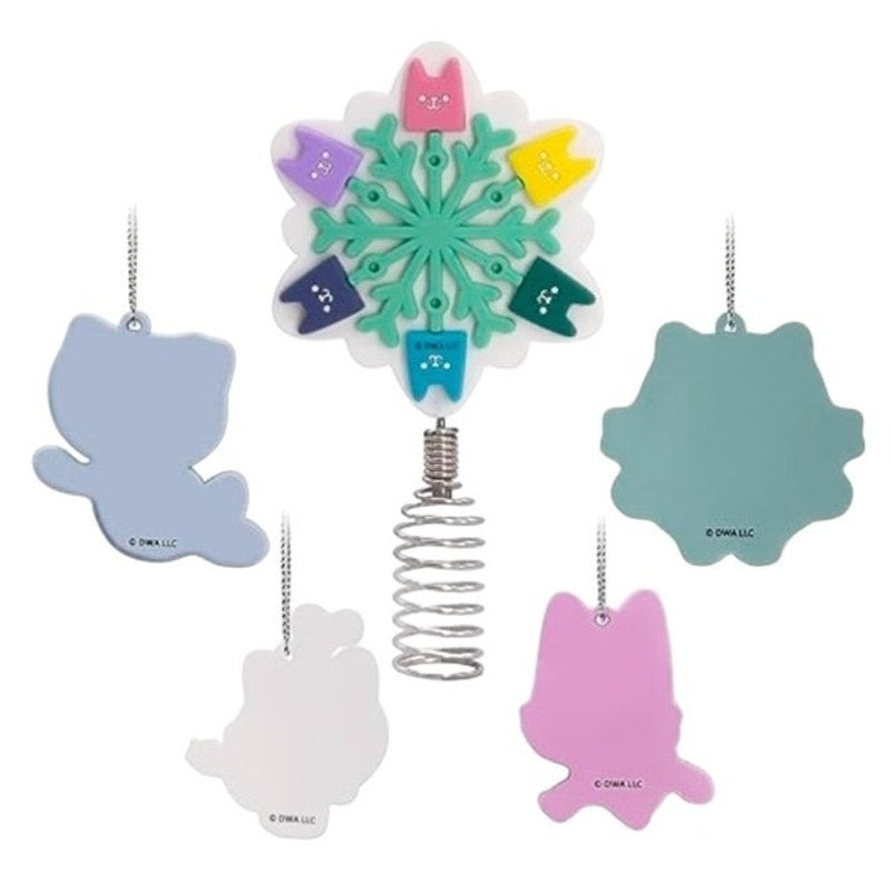 NWT ~ Hallmark Christmas Ornaments Gabby's Dollhouse 4 Mini & 1 Tree Topper